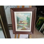 Средна картина масло на платно Испания - 3656 - КА42